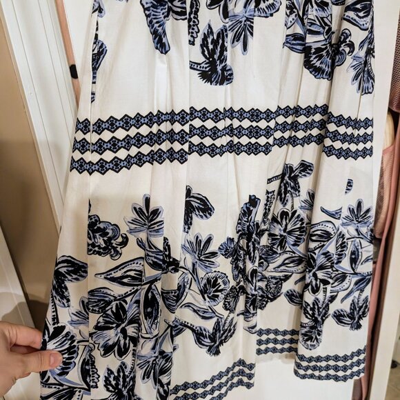 Vince Camuto Fit & Flare Floral Summer Midi Dress 4 EUC - Picture 11 of 16